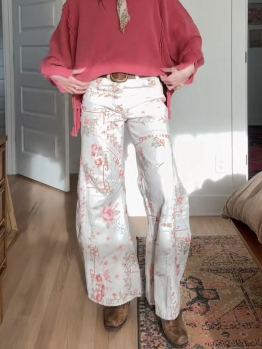 We The Free Eden Print jeans - Picture 1 of 6